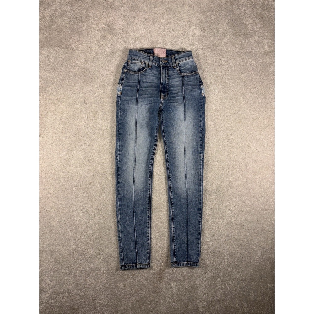 revice front seam star‎ detail jeans 27 slim skinny fit